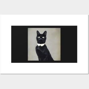 Dignified Black Cat Butler Photograph Posters and Art